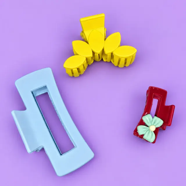 3 Pc Stylish Hair Claw  Combo for Girls & Women | Trendy Hair Claw